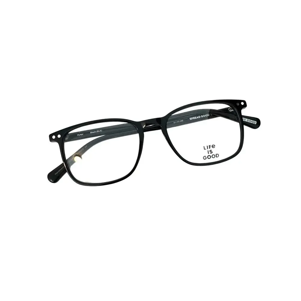 NEW Life is Good Ryker black square glasses